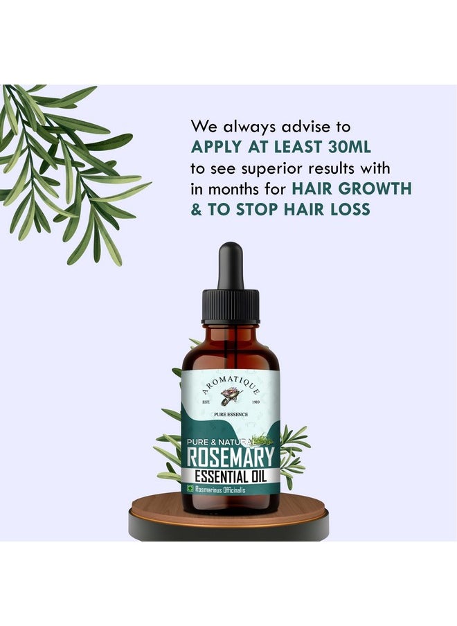 AROMATIQUE Rosemary Essential Oil, Rosemary Essential Oil For Hair And Skin Care. Strengthens Hair & Scalp, Improves Hair Thickness, Density, Quick Hair Growth (15 Ml)  - Image 3