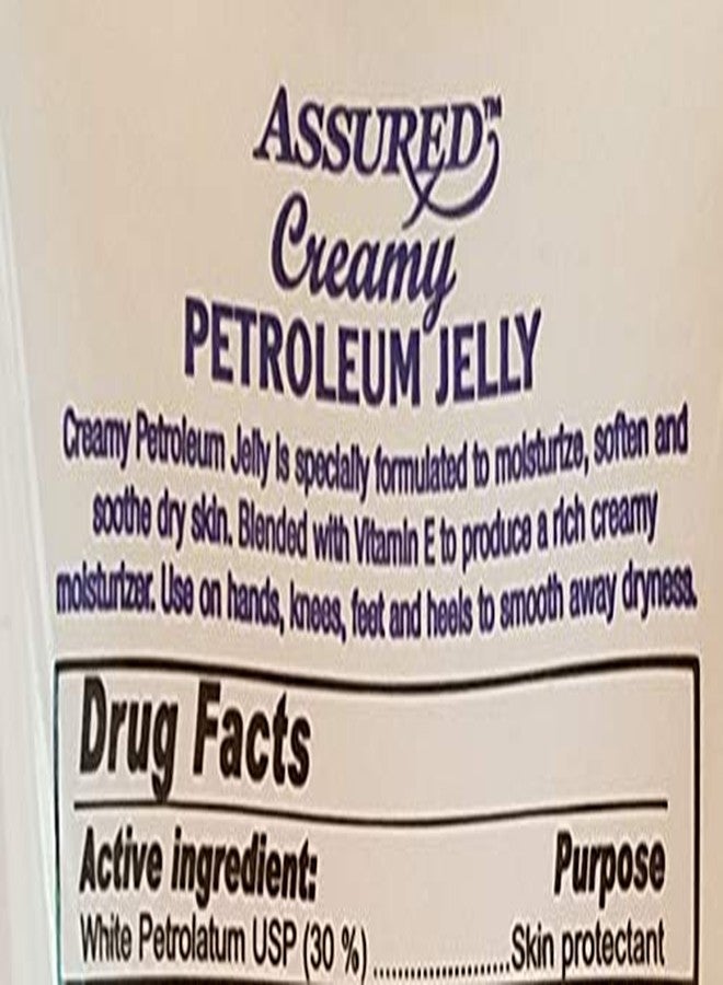 ASSURED Creamy Petroleum Jelly Hand Cream for Dry, Rough Skin, 3 oz each (3 pack), Absorbs Quickly, Multi Pack, Softly Scented - Image 4