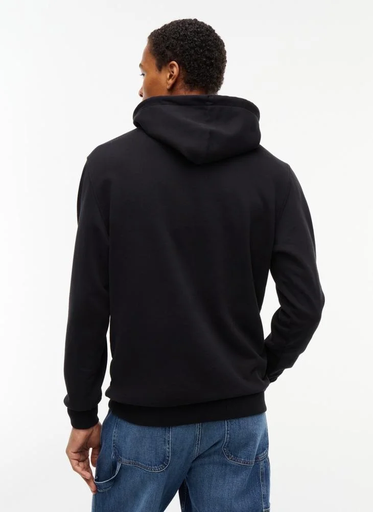 Tommy Jeans Logo Embroidery Terry Drawstring Hoody