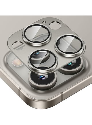 Tempered Glass Cover Camera Lens Protecto for iPhone 15 Pro / iPhone 15 Pro Max with Metal Ring Protector-Titanium - pzsku/Z852B70D100C19BE9ED50Z/45/1746225835/9f5a44b2-fdd1-4c17-a691-95198319696c