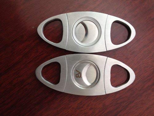 Alaska Bear® Cigar Cutter Stainless Steel Guillotine Double Cut Blade in Black Gift Pouch - Image 3