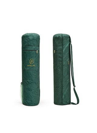 Wiselife Yoga Mat Bag Green LeavesPremium Carry Bag, Full Easy Access Zip, Multi Functional Storage Pockets & Adjustable Shoulder Strap - Green - pzsku/Z852B81AF11CAB82D174FZ/45/_/1740982656/a29ac786-5654-468c-9222-3302c0ea32b3