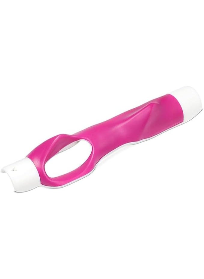 Generic （Rose red）Golf Club Training Grip, Golf Posture Correction Aid Attachment Golf Swing Trainer Grip Practice Aid for Improving Hand Positioning,for Golf Beginner Men Women Kids - Image 1