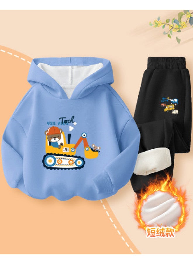 YISHUANGER Boys' Suit Autumn Wear 2025 New Stylish Kids Hoodie And Sweatpants Two-piece Set Baby Boy Spring Clothes - Image 1