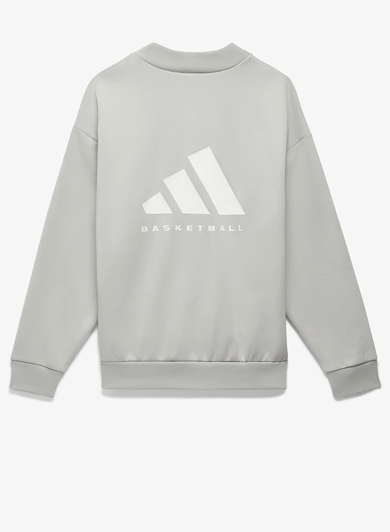 adidas بلوزة بشعار أساسي