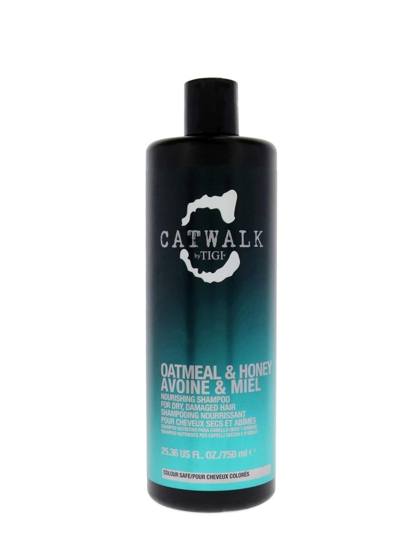 TIGI - TIGI Catwalk Oatmeal and Honey Nourishing Shampoo for Unisex, 25.36 Ounce - Image 1