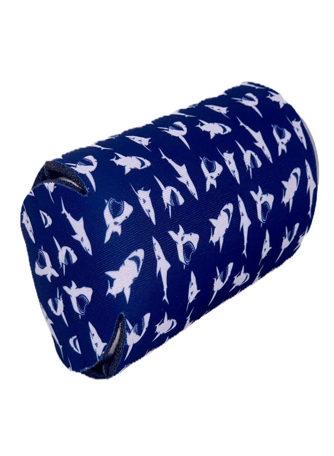 Coolie Junction Shark Pattern 16 oz. Can Coolie - Image 4