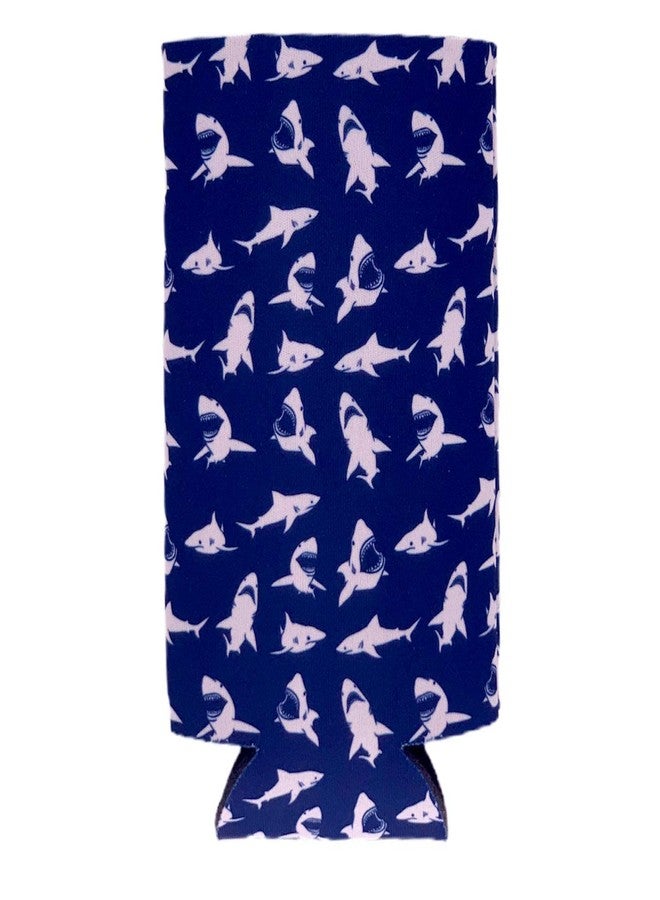 Coolie Junction Shark Pattern 16 oz. Can Coolie - Image 2