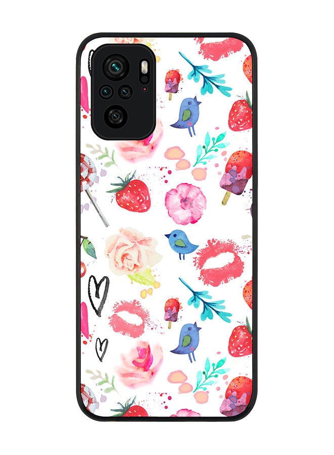 Stylizedd Rugged Black edge case for Redmi Note 10S/Redmi Note 10 4G Slim fit Soft Case Flexible Rubber Edges Anti Drop TPU Gel Thin Cover - Summer Fever - Image 1