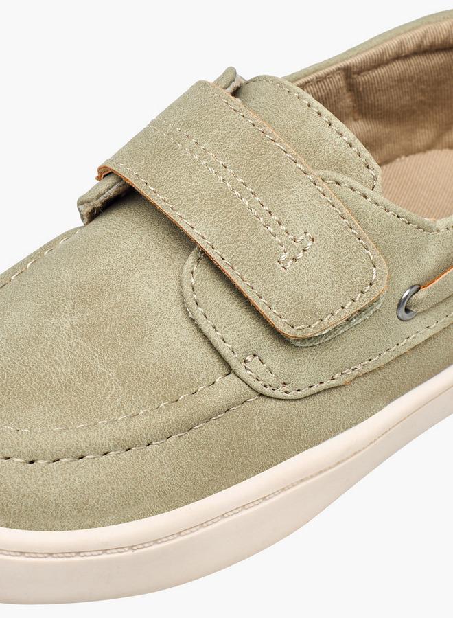 JUNIORS Boys Hook & Loop Boat Shoes - Image 4