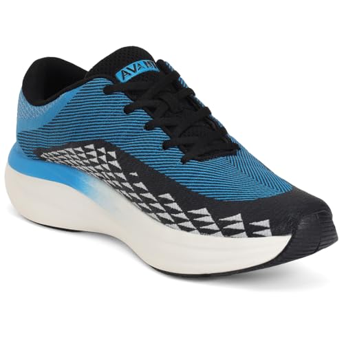 AVANT Men's Neptune Running Shoes -Superior Cushioning & Enhanced Grip TPR Outsole Shoes|Superior Traction,Anti Skid, Lightweight,Shock Absorption Tech, Sports Footwear (AVMSH157CL01UK10_Blue) - Image 1