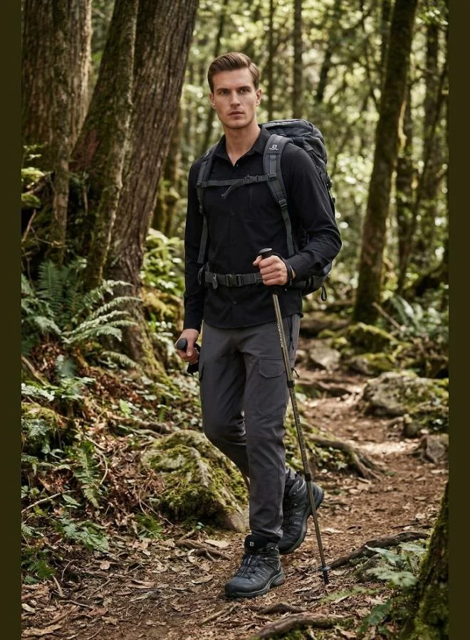 بوراتي Buratti Normal Waist Slim Fit Water Repellent Trekking and Courier Trousers Men's PANTS 693719