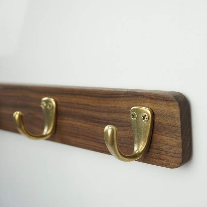 RZDEAL RZDEAL 3PCS Vintage Coat and Hat Hook Brass Classico Wall Hanging for Bath Stands Clothes Hangers Scarf Towel Gold - Image 5