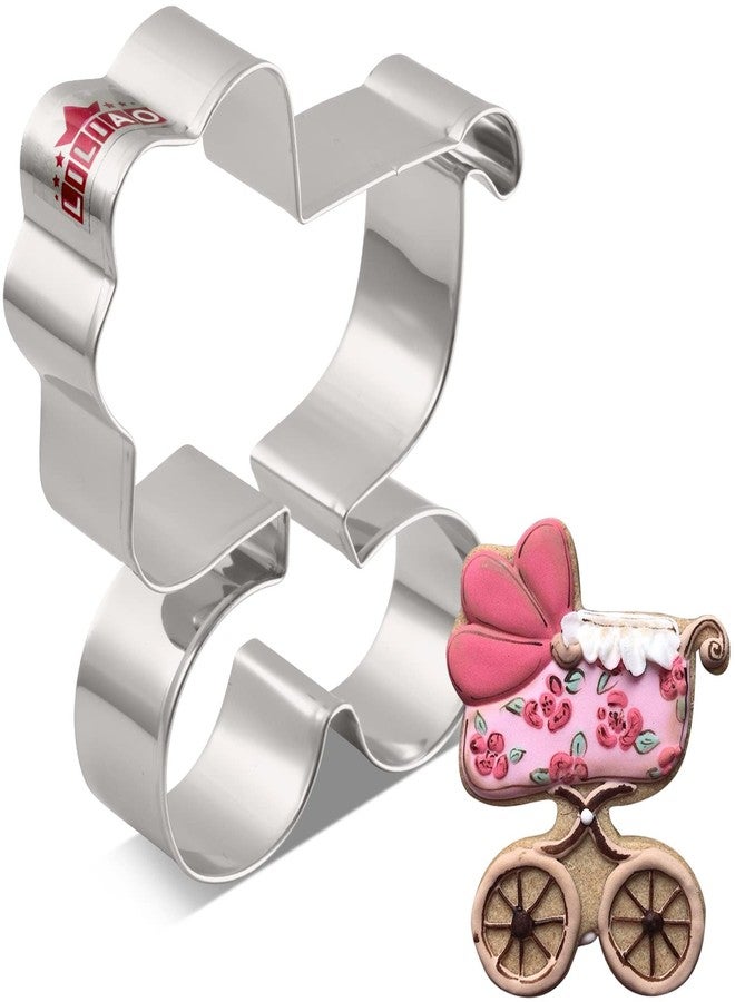 LILIAO قطاعة بسكويت على شكل عربة من ليلياو - 3.7 × 4.2 بوصة - فولاذ مقاوم للصدأ - Image 1