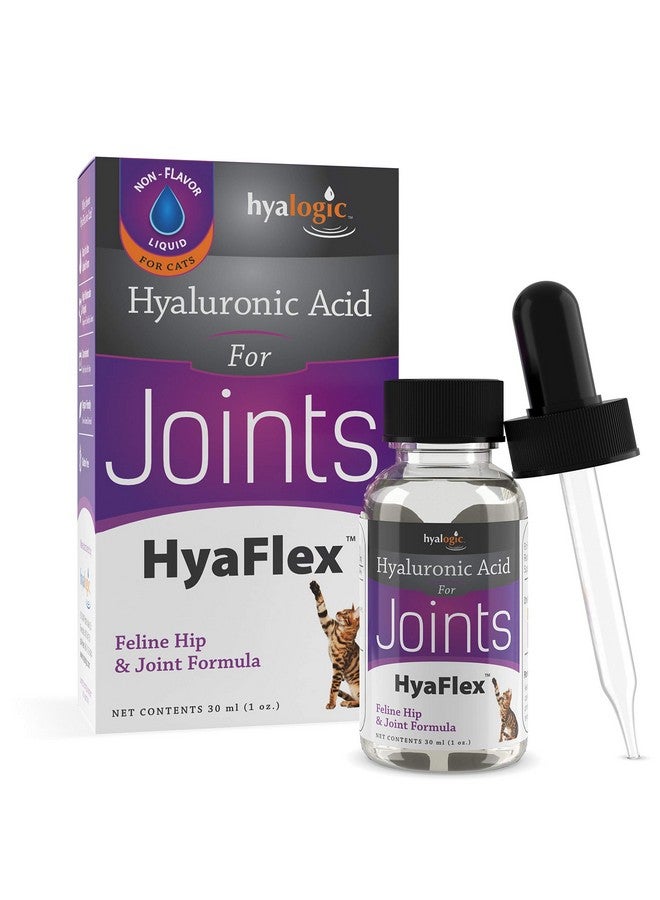 هالوجيك حمض الهيالورونيك هيالوجيك هيافليكس للقطط - منتجات قطط فاخرة للعناية بالمفاصل والبشرة والعين والفراء - مكمل طبيعي لمفاصل القطط (30 مل) - Image 1