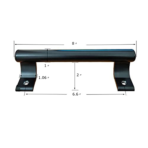 YIDELAI 8-inch Aluminum Alloy Sliding Door Handle for Modern, Simple or Elegant Decor, Suitable for Various Doors and Closets - Image 2