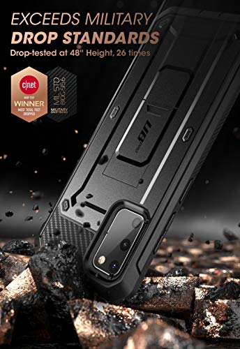 SUPCASE for Samsung Galaxy S20 FE 5G Case with Screen Protector (Unicorn Beetle Pro), [Built-in Stand & Belt-Clip] Heavy Duty Full-Body Rugged Protective Phone Case for Samsung S20 FE 5G, Black - Image 4
