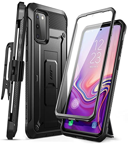 SUPCASE for Samsung Galaxy S20 FE 5G Case with Screen Protector (Unicorn Beetle Pro), [Built-in Stand & Belt-Clip] Heavy Duty Full-Body Rugged Protective Phone Case for Samsung S20 FE 5G, Black - Image 1