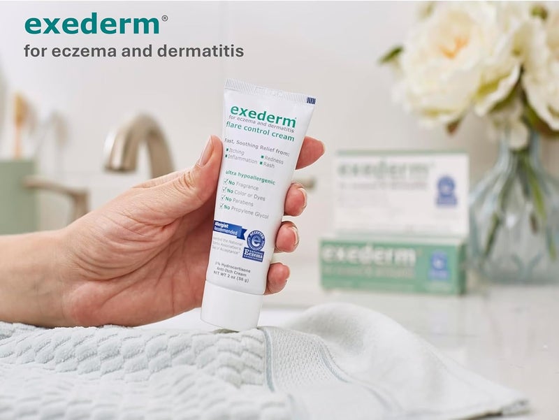 Exederm Flare Control Cream for Eczema & Dermatitis - 2 oz - Image 2
