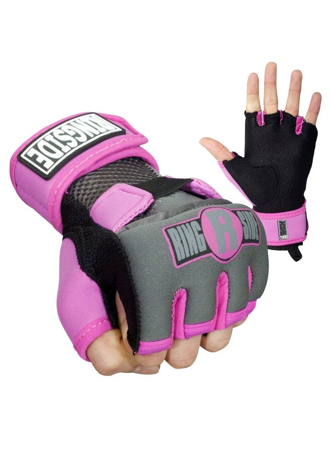 Ringside Gel Boxing Mma Hand Wraps, Small, Pink;Black - Image 1