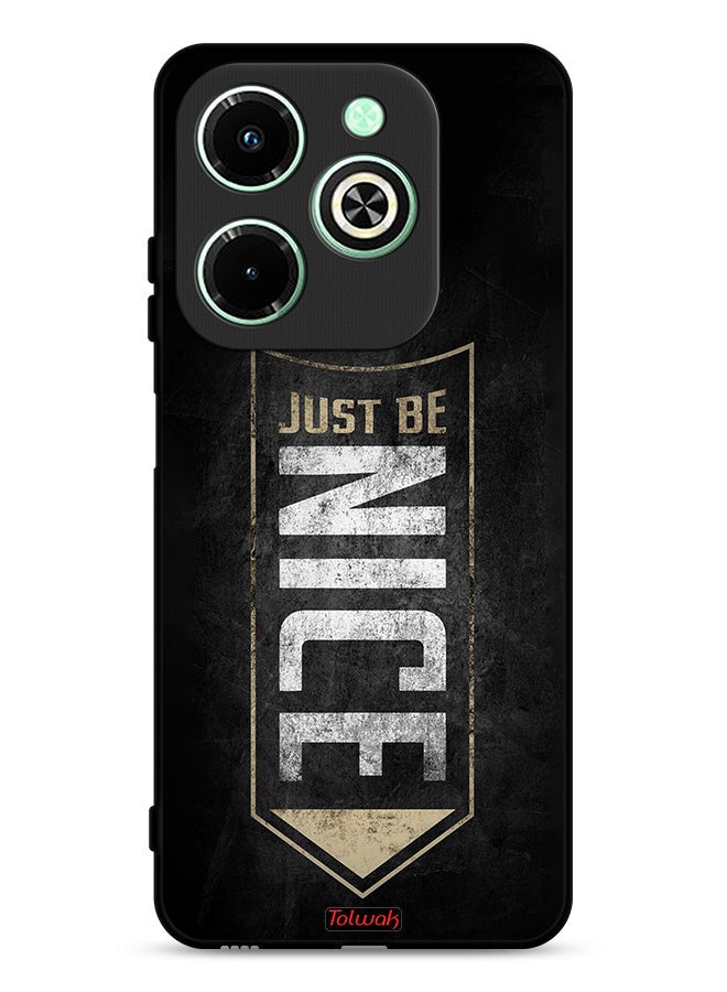 Tolwak Infinix Hot 40i 4G Protective Case Cover Just Be Nice - Image 1