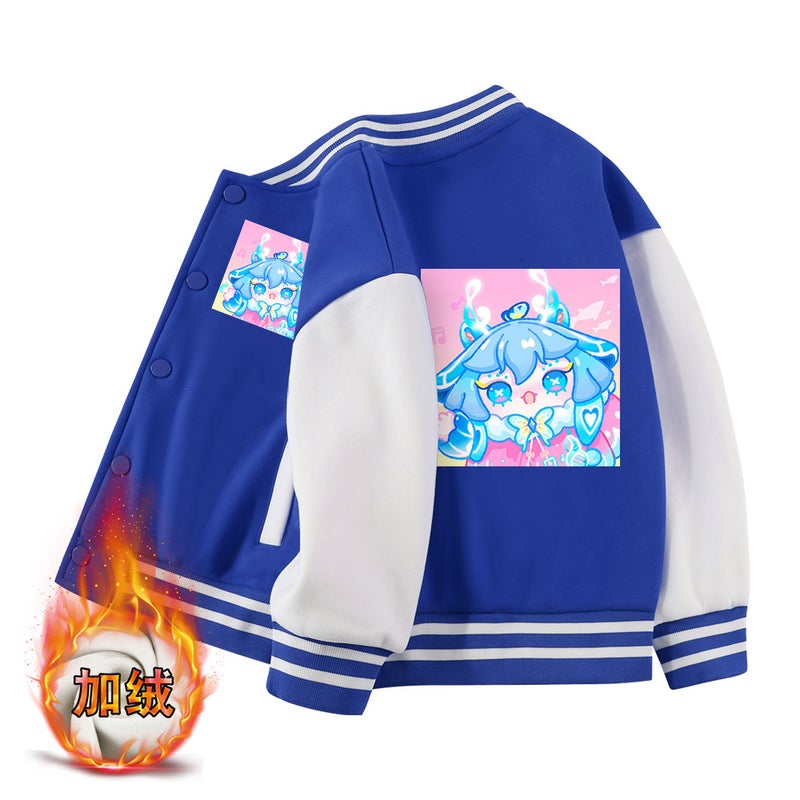Boys And Girls Joker Jacket Children'S Coat Casual Baseball Uniform A Generation Of Hair - Image 1
