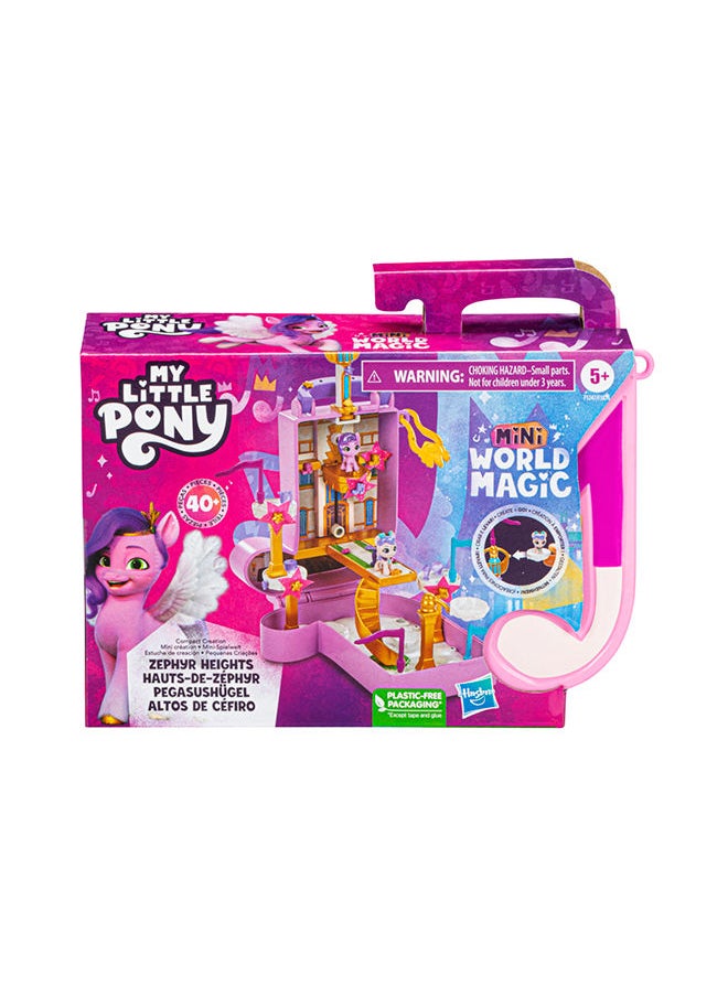 my little Pony My Little Pony Toys Mini World Magic Compact Creation Zephyr Heights Portable Playset With Princess Pipp Petals Pony Toy Toys For 5 Year Old Girls And Boys And Up  - Image 1