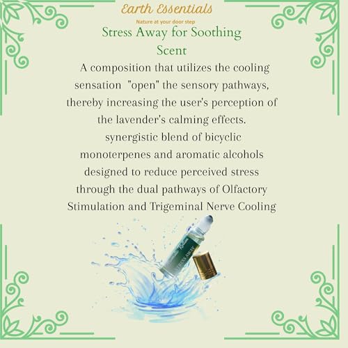 Earth Essentials Anxiety and Stress Relief Aromatherapy Roll On 8ml Natural Essential Oils Calming Soothing Relaxation Sleep Aid Pocket Friendly Roller Ball Safe Chemical Free Unisex Fragrance - Image 2