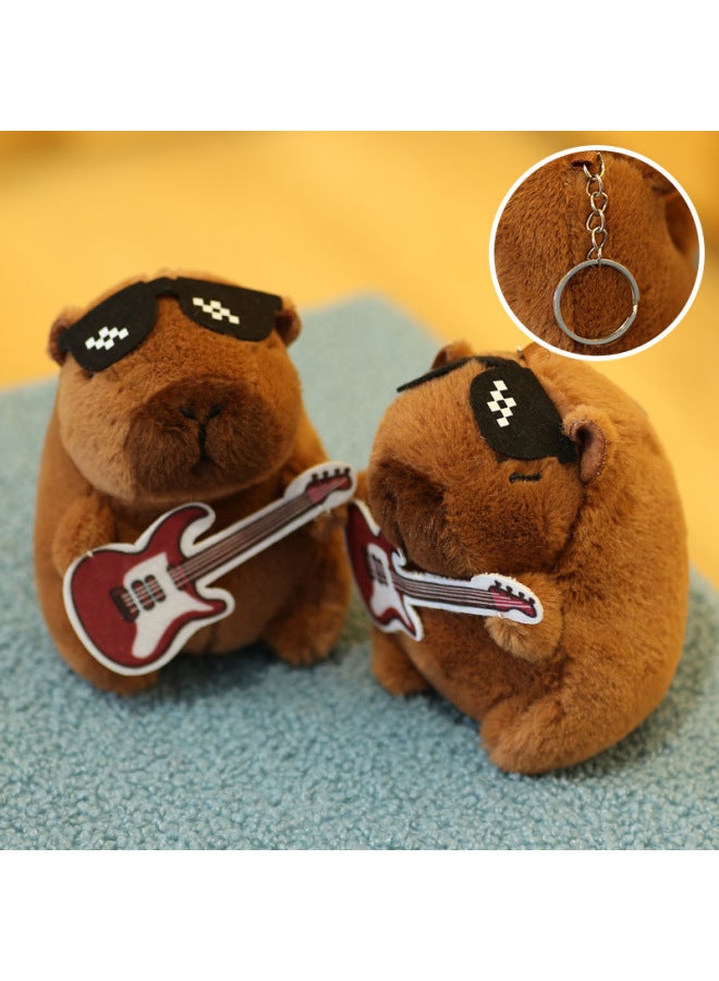 Kapibala Doll Plush Toy Cross-Border Doll Small Pendant Keychain Capybara Doll Birthday Gift For Girls