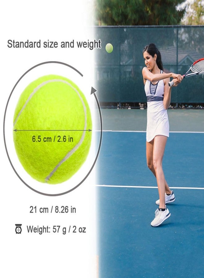 Swity Home Tennis Balls, 12 Pack Tennis Training Balls for Adults Lessons, Practice or Playing with Pet (Regular Color) - Image 2