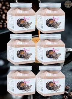 6 Pieces Coffee Body And Face Scrub