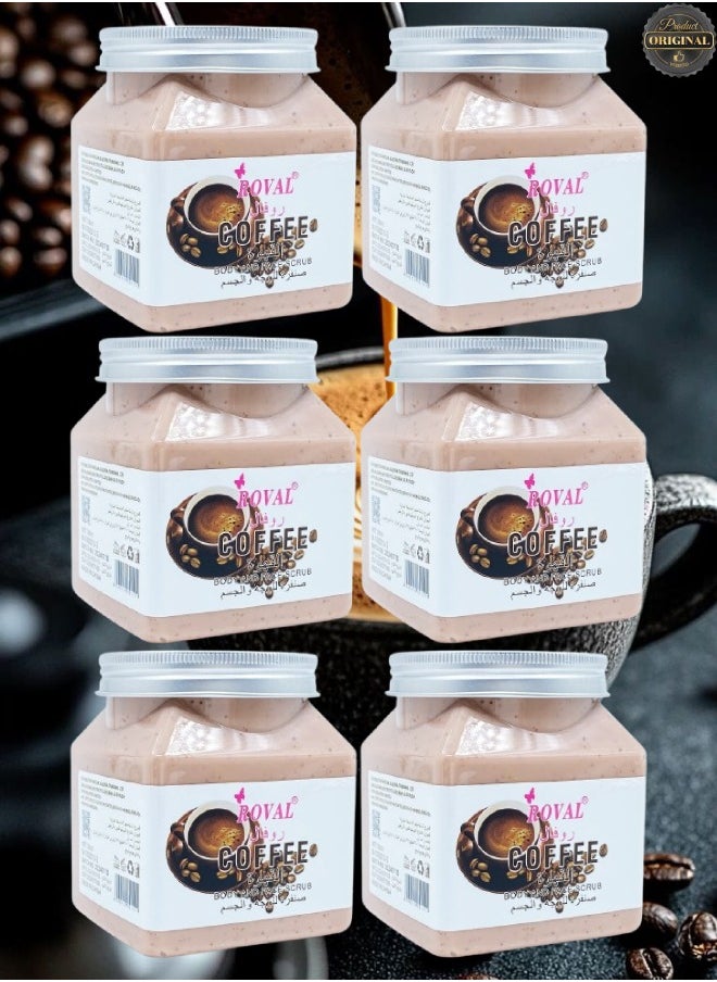 ROVAL - 6 Pieces Coffee Body And Face Scrub - Image 1