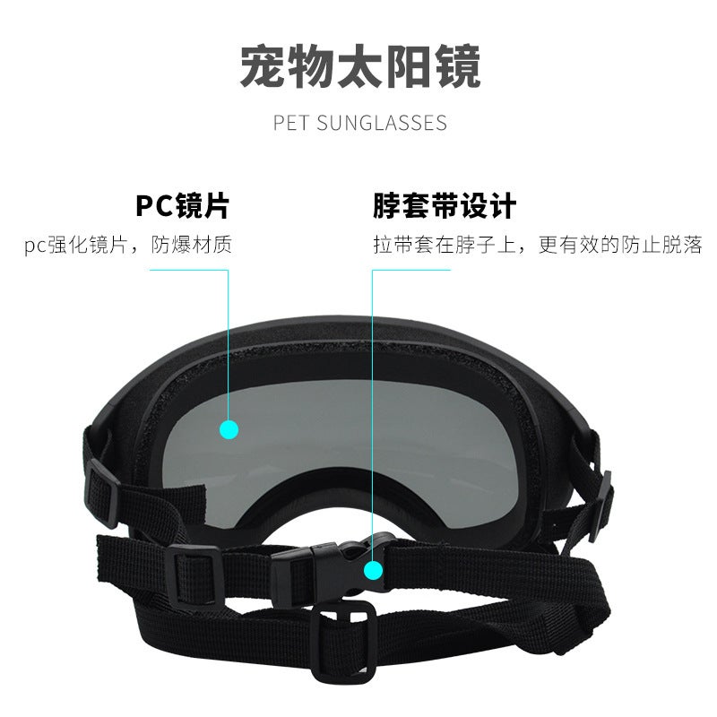 Anlorr Pet Glasses Fashionable Cool Dog Sunglasses Sun Protection Medium And Large Dog Sunglasses Large Dog Glasses 3015 - Image 5
