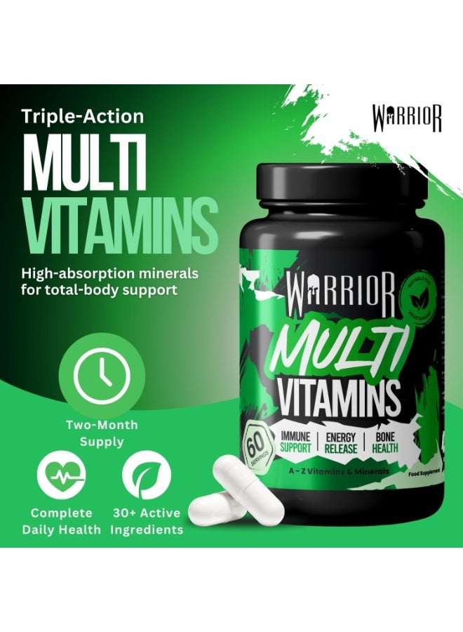 Warrior Multi-Vitamin Comprehensive Formula - 60 Tablets - Image 4