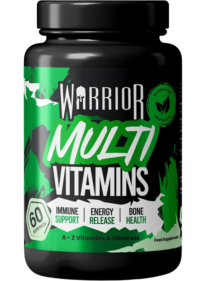 Warrior Multi-Vitamin Comprehensive Formula - 60 Tablets - Image 1