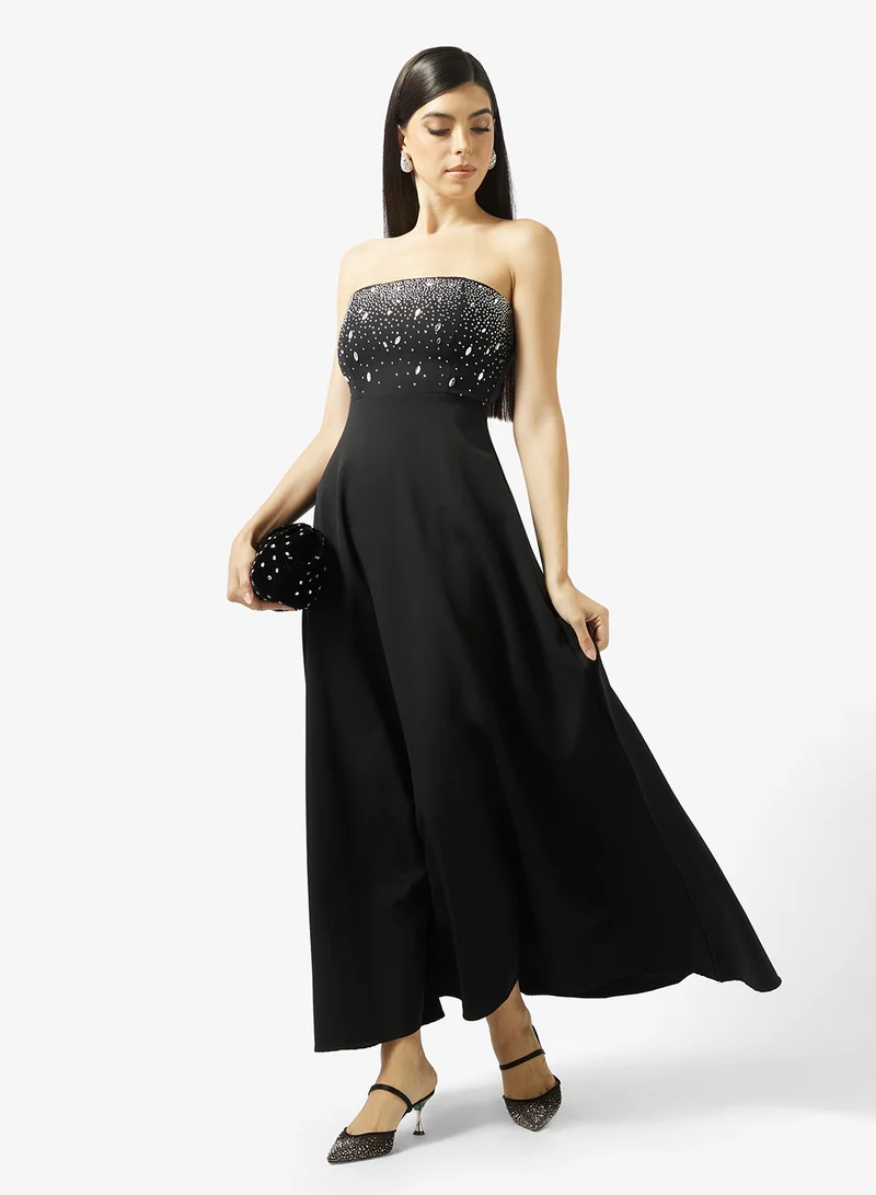 Ella Limited Edition  Bandeau Embellished Dress for Women | Best Price UAE