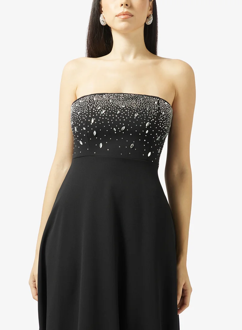 Ella Limited Edition  Bandeau Embellished Dress for Women | Best Price UAE