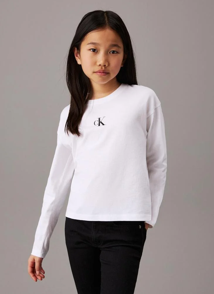 Calvin Klein Jeans Kids Graphic Crew Neck T-Shirt