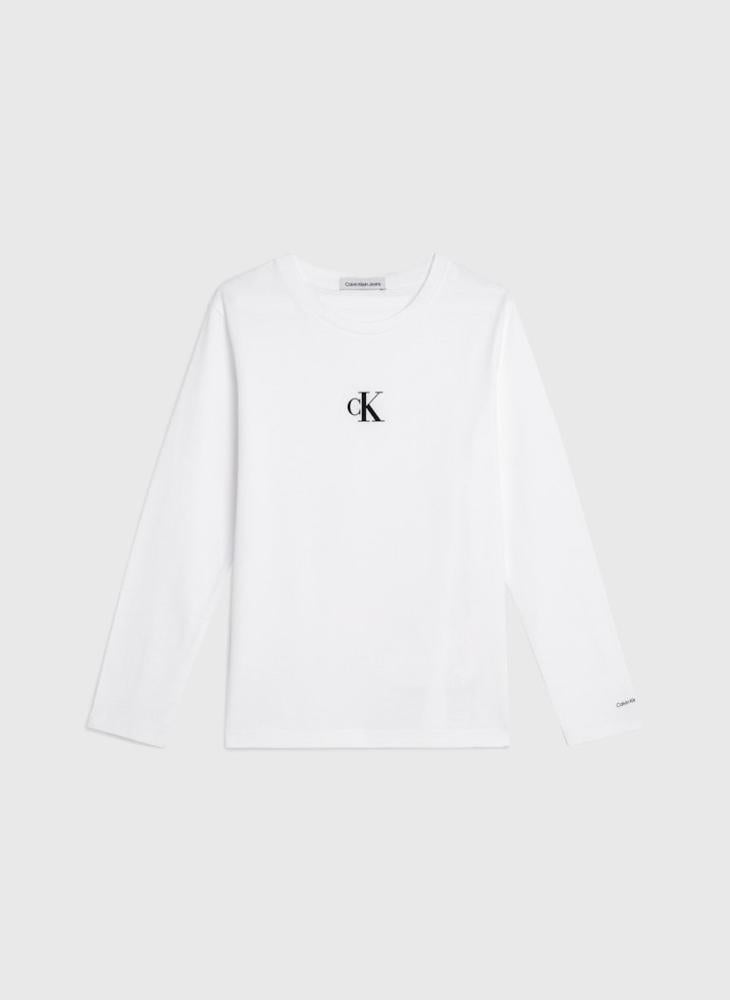 Calvin Klein Jeans Kids Graphic Crew Neck T-Shirt - Image 5