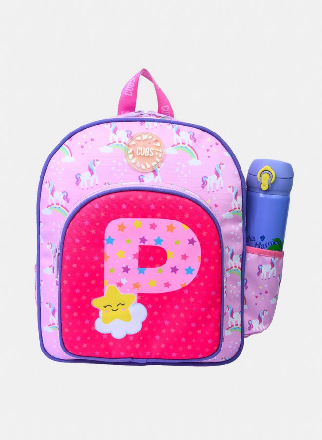 CUBS Nursery Pink Unicorn Letter P Bag - Image 1