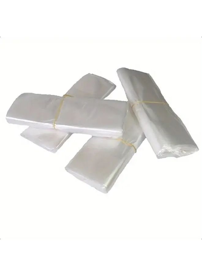 200Pcs Clear Plastic Bags With Handles 7.87x12.99 Inch Durable Leak Proof Grocery Shopping Bags For Produce Storage Daily Use - Image 5