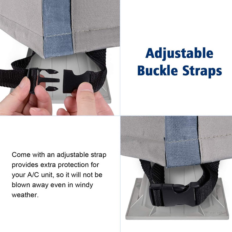 BOLTLINK Air Conditioner Covers for Outside Units, AC Unit Covers Outdoor Fits up to 32 x 32 x 28 inches - Image 5