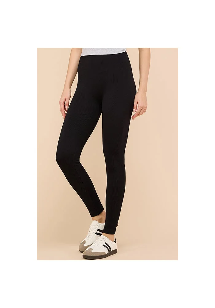 R&b  Solid Leggings with Elastic Waist for Women | Best Price UAE