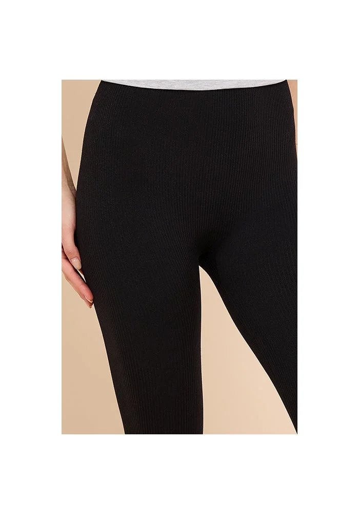 R&b  Solid Leggings with Elastic Waist for Women | Best Price UAE