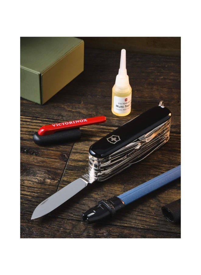 Victorinox Victorinox 4.3323-X1 Pocket Knife Sharpener Perfect Portable Solution for Sharpening All Your Straight Blades in Black 9.1 inches - Image 4