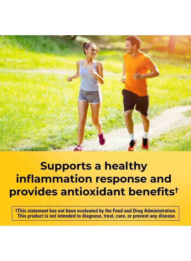 Nature Made Extra Strength Turmeric Curcumin With Black Pepper 1000Mg Turmeric Extract (950Mg Curcuminoids) Per Serving Supports Healthy Inflammation Response 60 Vegetarian Capsules 30 Day Supply  - Image 3