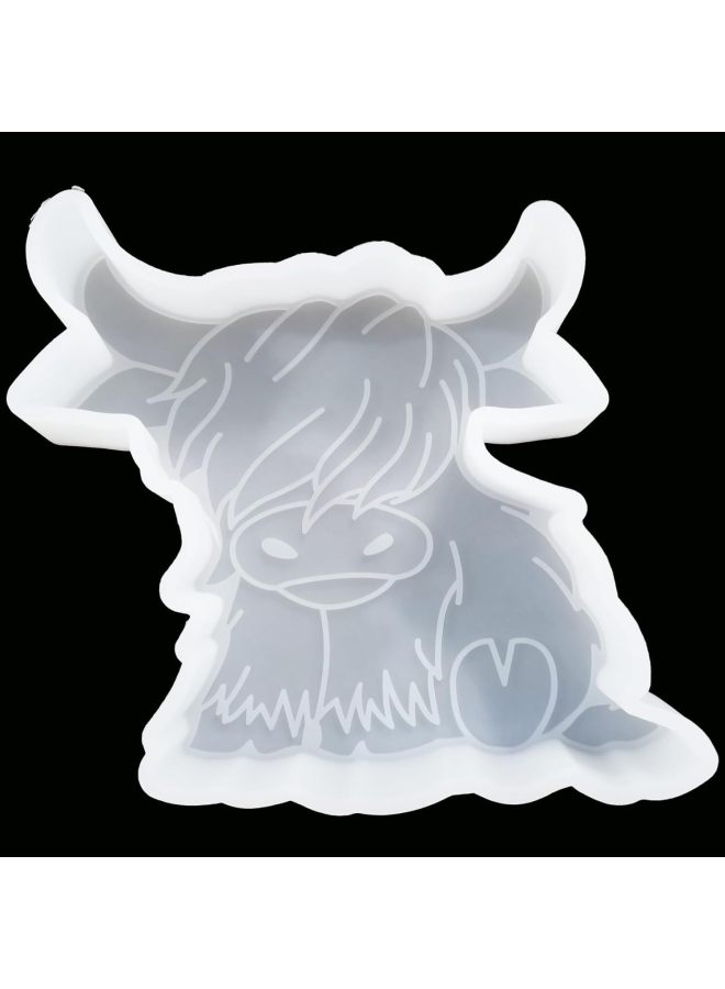 Cross Shield Rainbow Highland Milk Cowboy Hat Heart Aromatherapy Candle Plaster Soap Mold Wax Drop Glue Silicone Mold-Color:Style 5 - Image 4