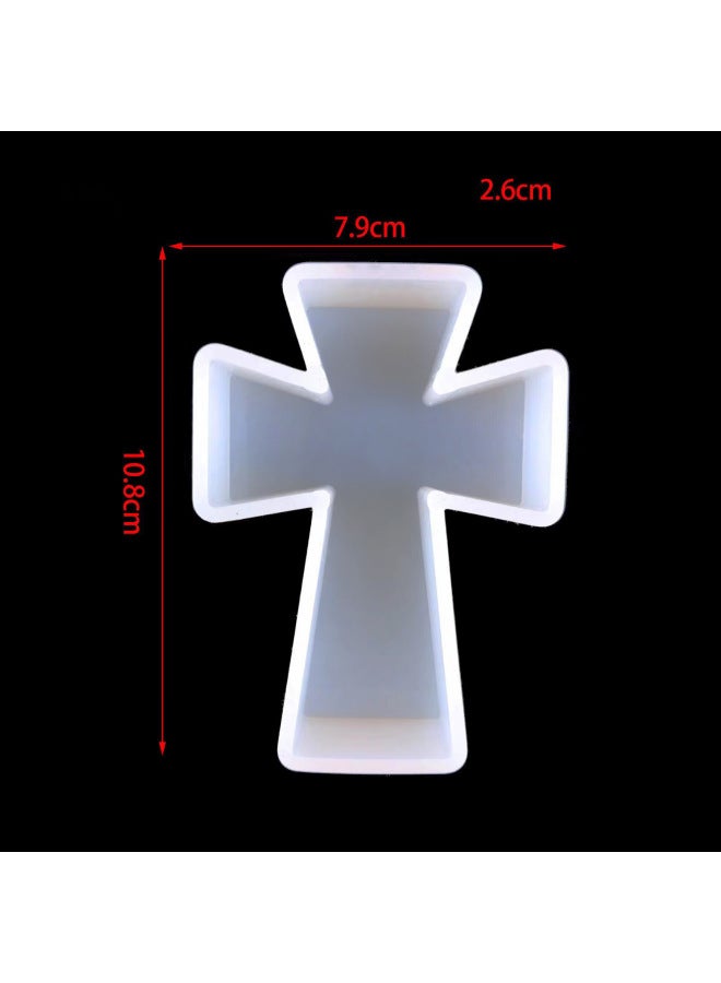 Cross Shield Rainbow Highland Milk Cowboy Hat Heart Aromatherapy Candle Plaster Soap Mold Wax Drop Glue Silicone Mold-Color:Style 5 - Image 3