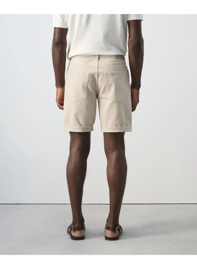 Mango Man  Slim-fit denim bermuda shorts for Men | Best Price UAE
