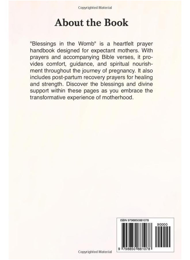 null - Blessings in the Womb: A Prayer Handbook for Pregnant Women With Post-Partum Recovery Prayers - Image 1